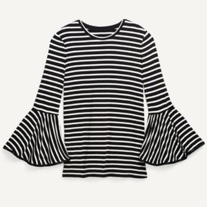 Maette by Stella & Dot Avery Bell Sleeve Knit Top